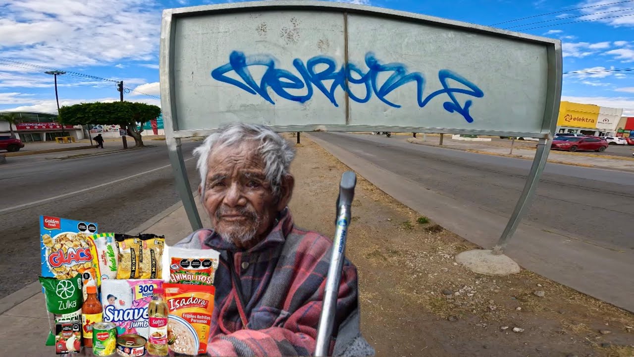 Me quedé sin dinero por comprarle la despensa a viejito graffiti mission tagging