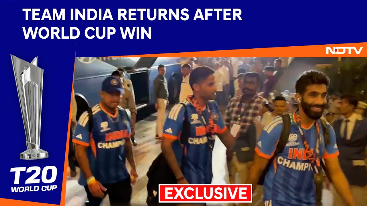 India Wins World Cup | Exclusive: Team India Returns After T20 World Cup Final Victory