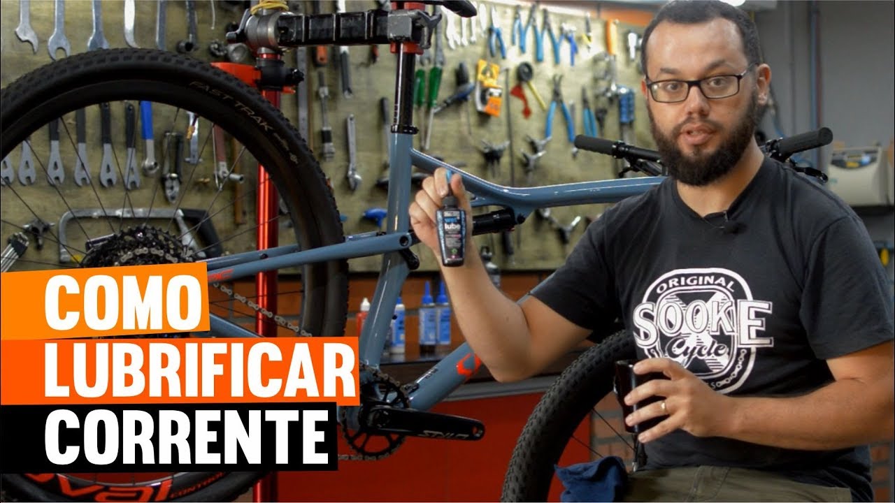 Como lubrificar corrente da bike