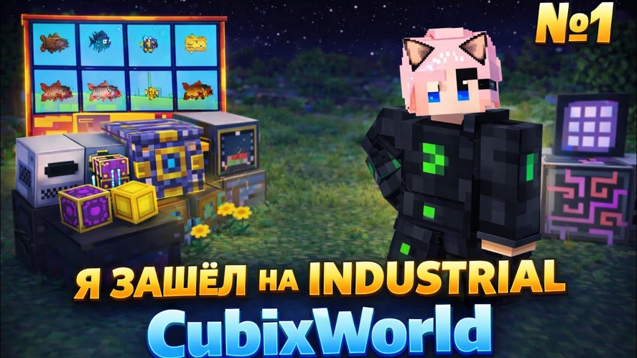 Я ЗАШЁЛ НА INDUSTRIAL 🔥 | CubixWorld №1