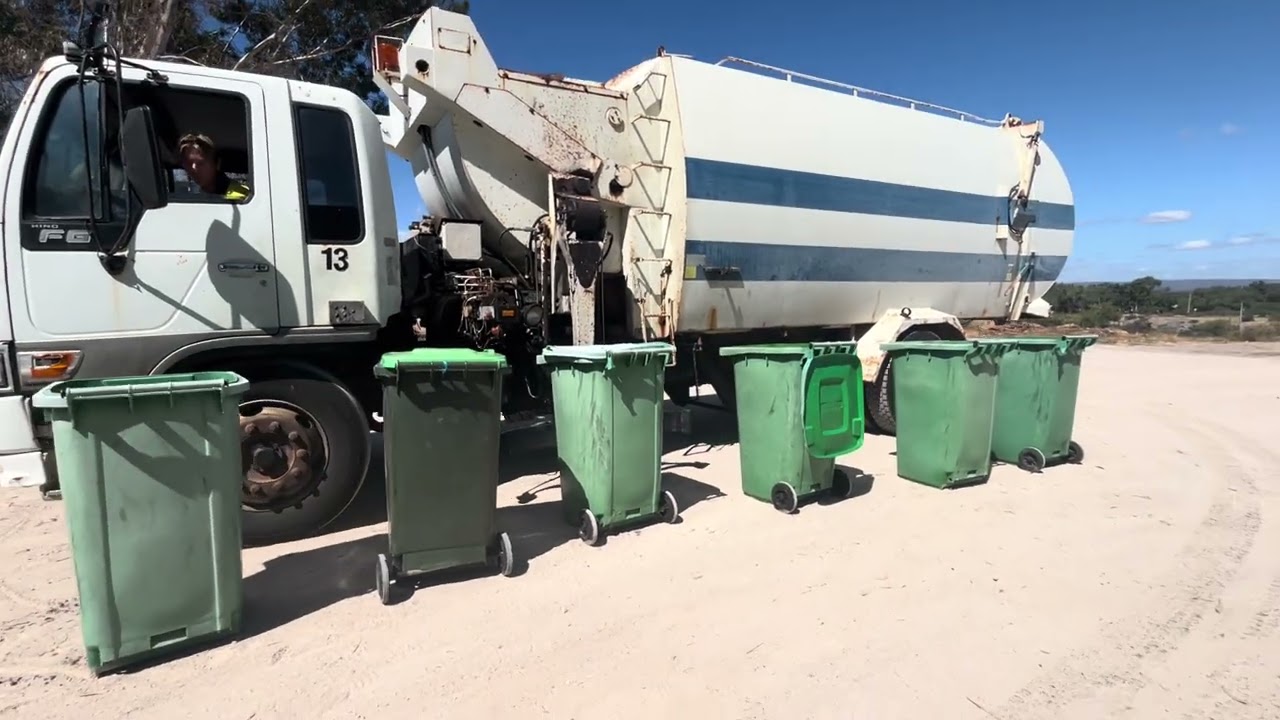 Ex Melville truck your local garbo operating 