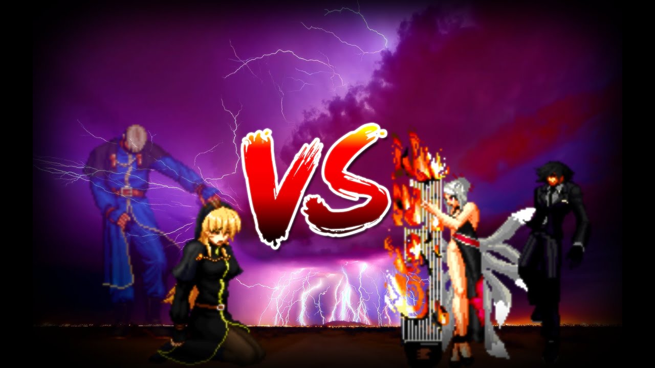 Schlussel Pre VS God Yeorin (KOF MUGEN)