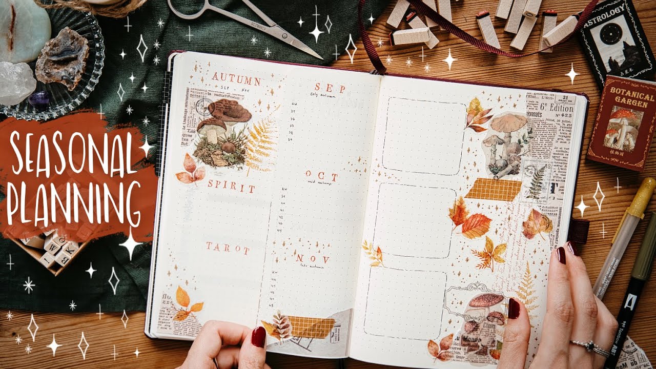 Seasonal Bullet Journal Set-Up | Summer Review & Autumn Planning Pages