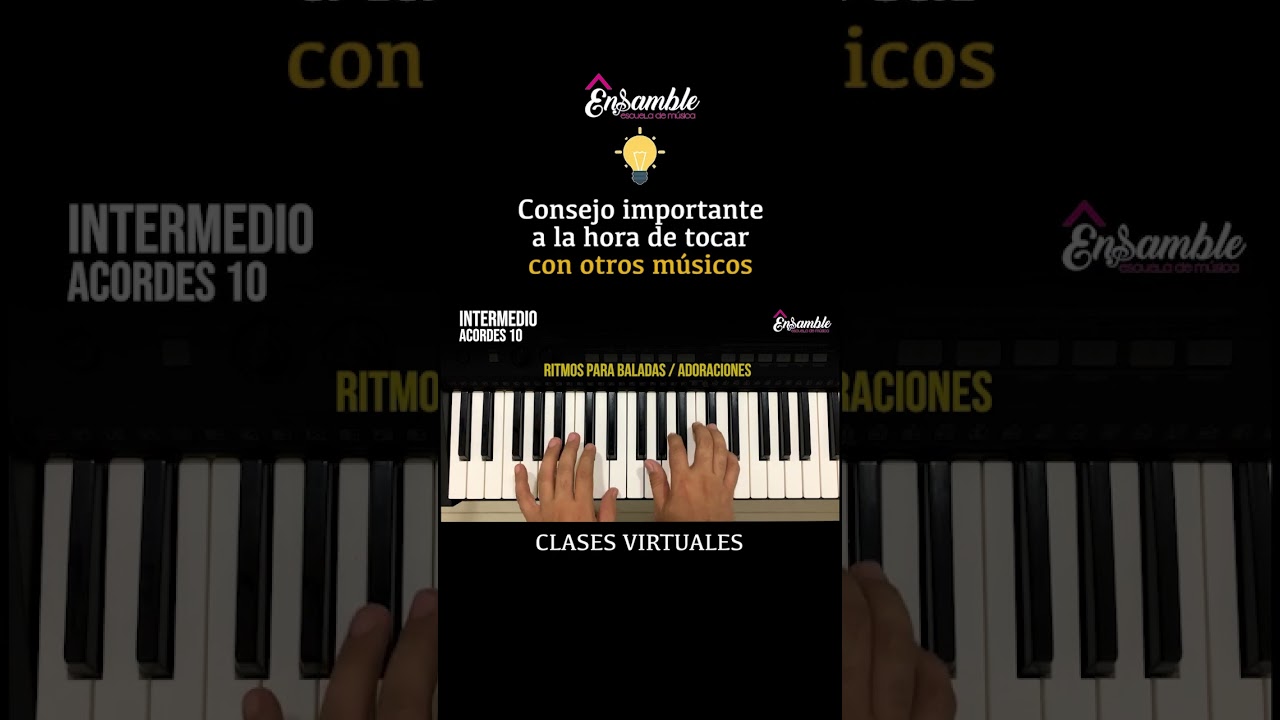 Consejo IMPORTANTE al tocar con otros m&uacute;sicos #pianoparani&ntilde;os #cursodepiano #clasesdepiano