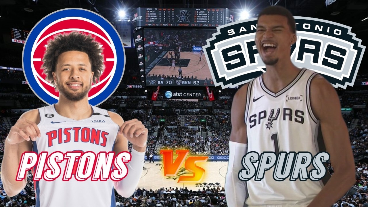 Detroit Pistons vs San Antonio Spurs Live Play by Play & Scoreboard