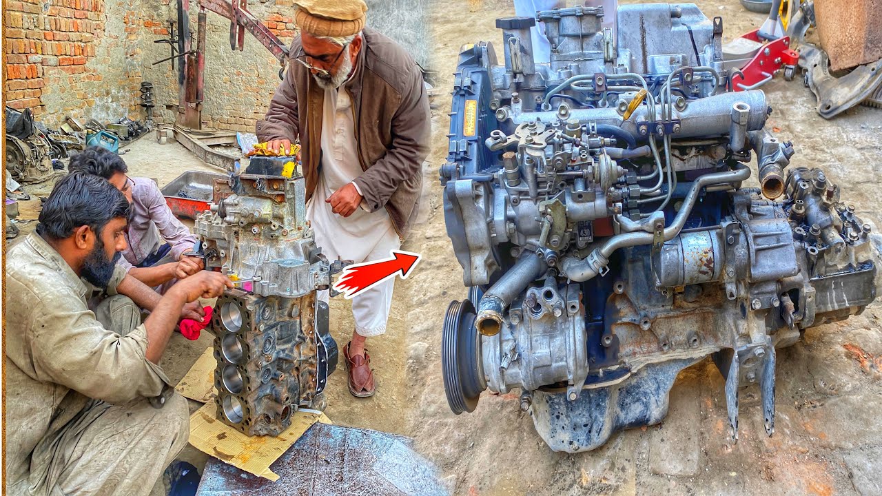complet 1C 2C 3C engine repairing and restoration How to  rebulid 1C 2C 3C diesel engine