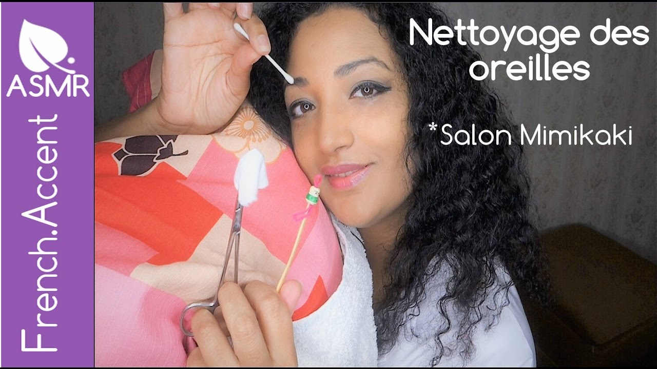 SANS MUSIC! REUPLOAD Nettoyage des oreilles en salon Mimikaki [ASMR Français]