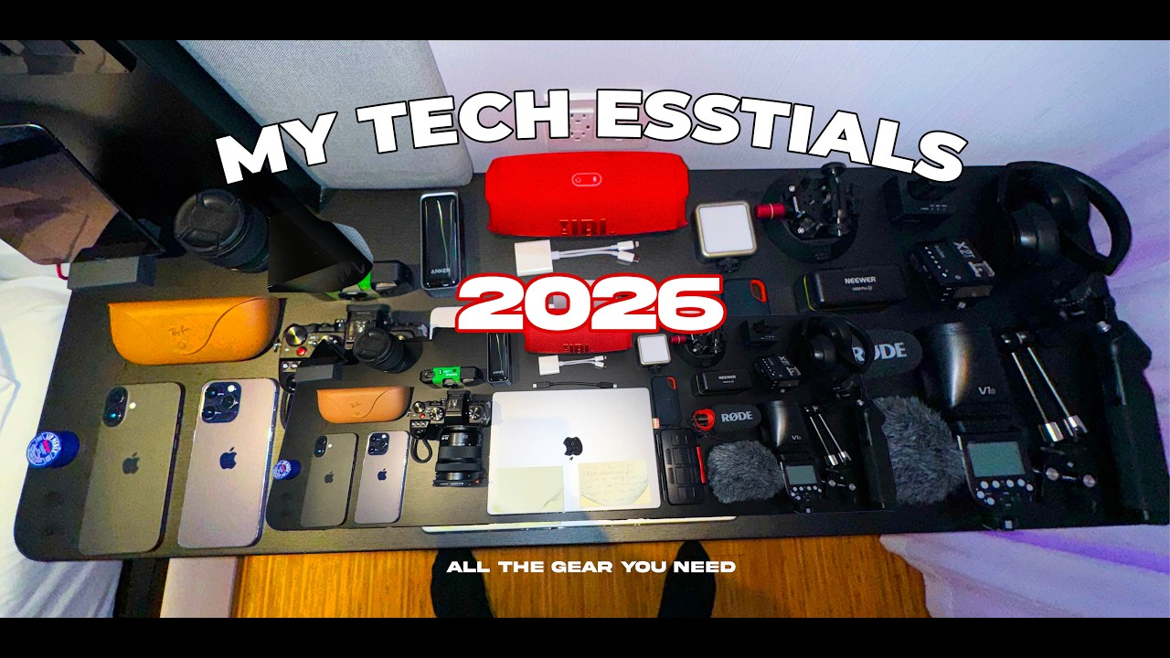 My Tech Travel Essentials 2026!