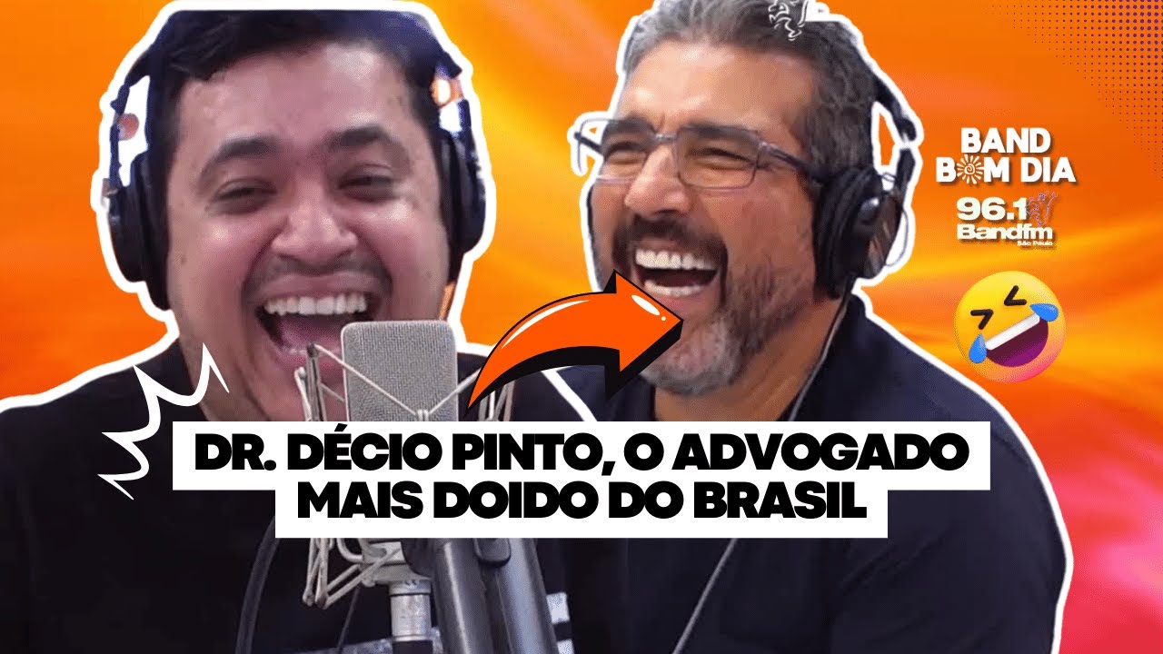 O advogado mais doido do Brasil! Dr. Décio Pinto no Band Bom Dia