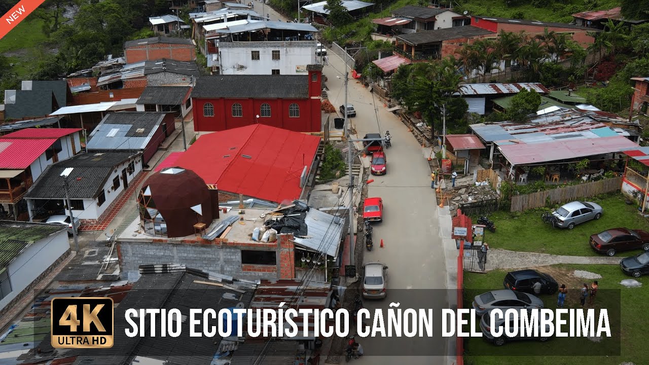 SITIO ECOTURÍSTICO CAÑON DEL COMBEIMA 4K 30 FPS/ IBAGUÉ DESDE EL AIRE.