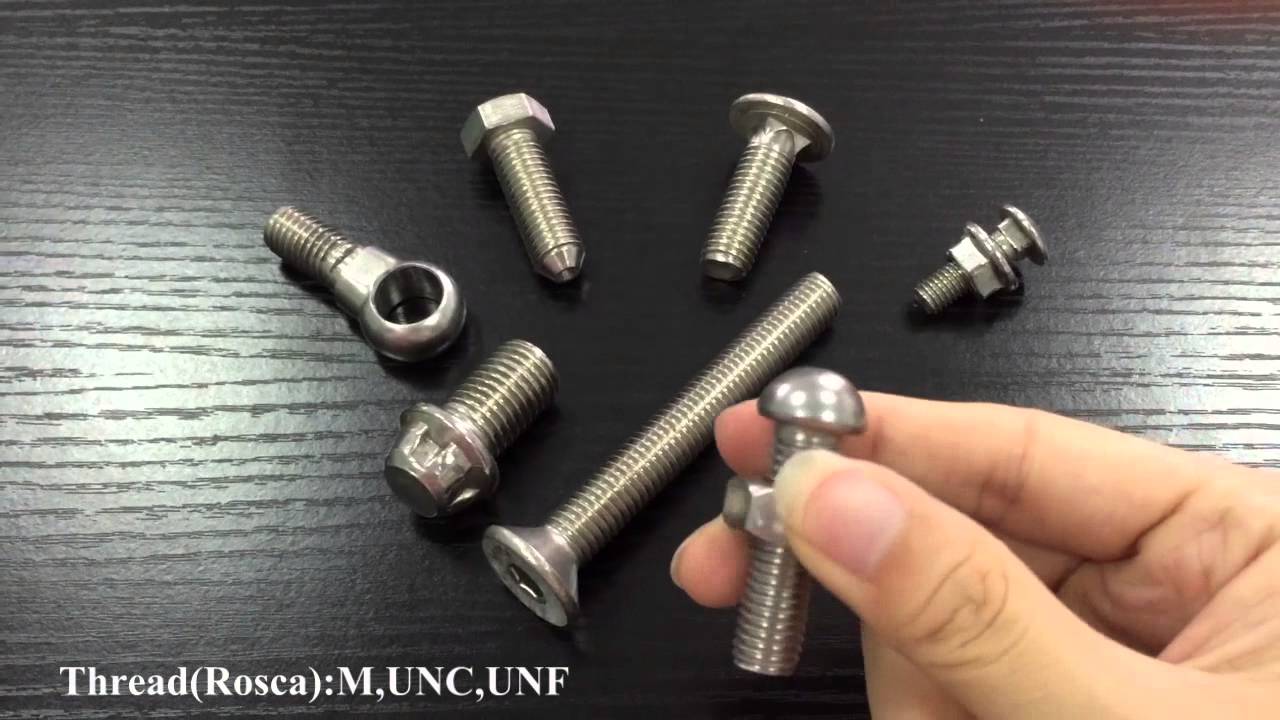 Custom Stainless Steel Bolts /Pernos personalizados de acero inoxidable