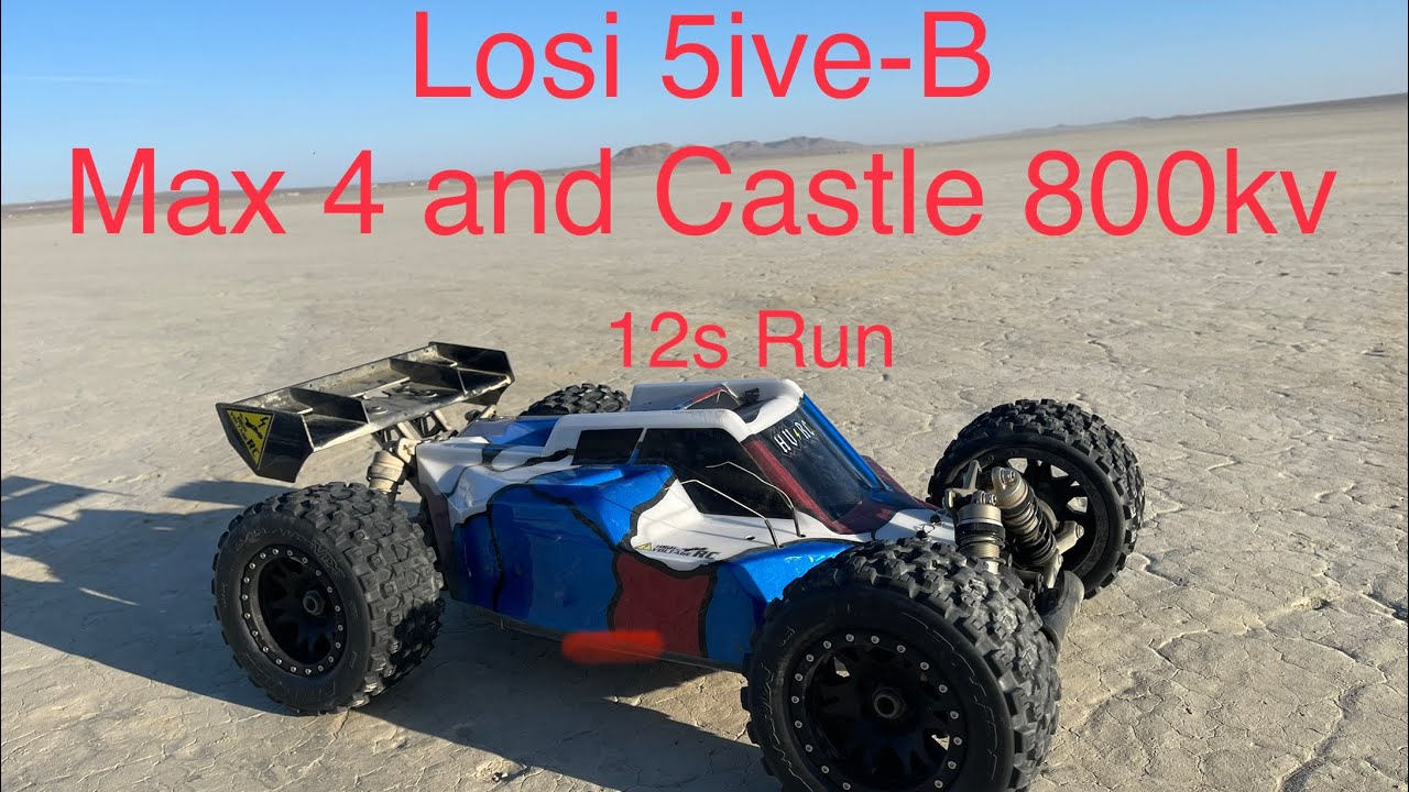 Max 4 Castle 800kv Losi 5ive-B