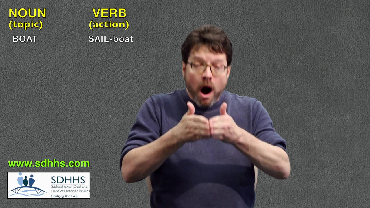 Rules of Noun and Verb in ASL