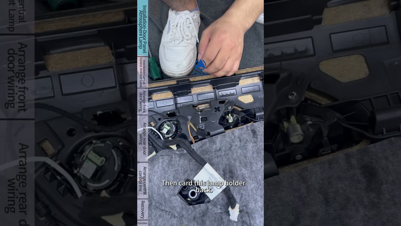 Chuangkechepin X156 GLA-Class 12 Colors Basic Ambient Light Video Install Tutorial