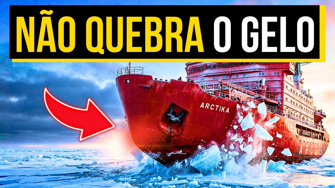 O NAVIO QUEBRA GELO não quebra como você IMAGINA
