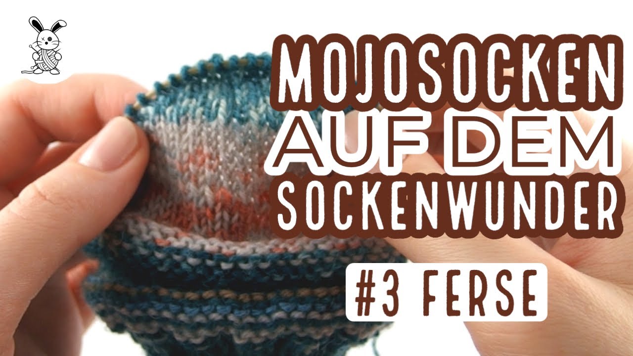 Mojosocken auf dem Sockenwunder #3 Ferse