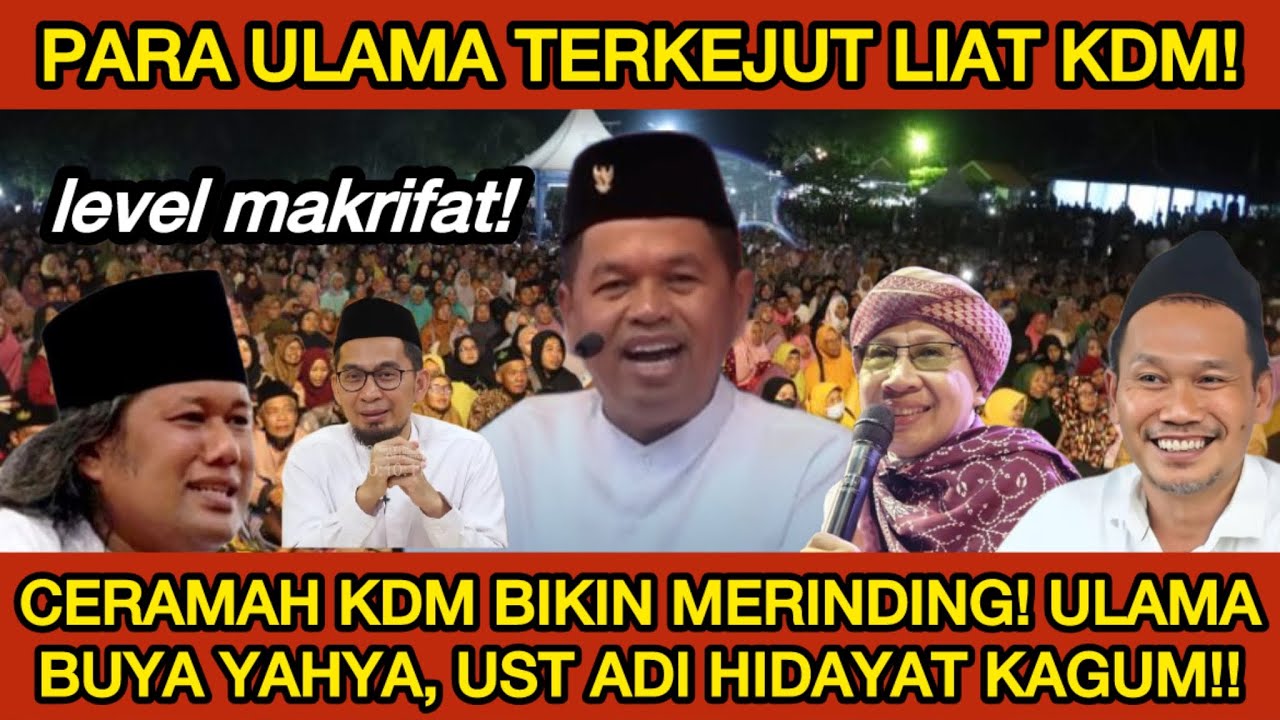 ULAMA KAGUM‼️CERAMAH KANG DEDI MULYADI TENTANG AGAMA!! JAMAAH TERGUNCANG KDM BUCARA MAKRIFAT!!