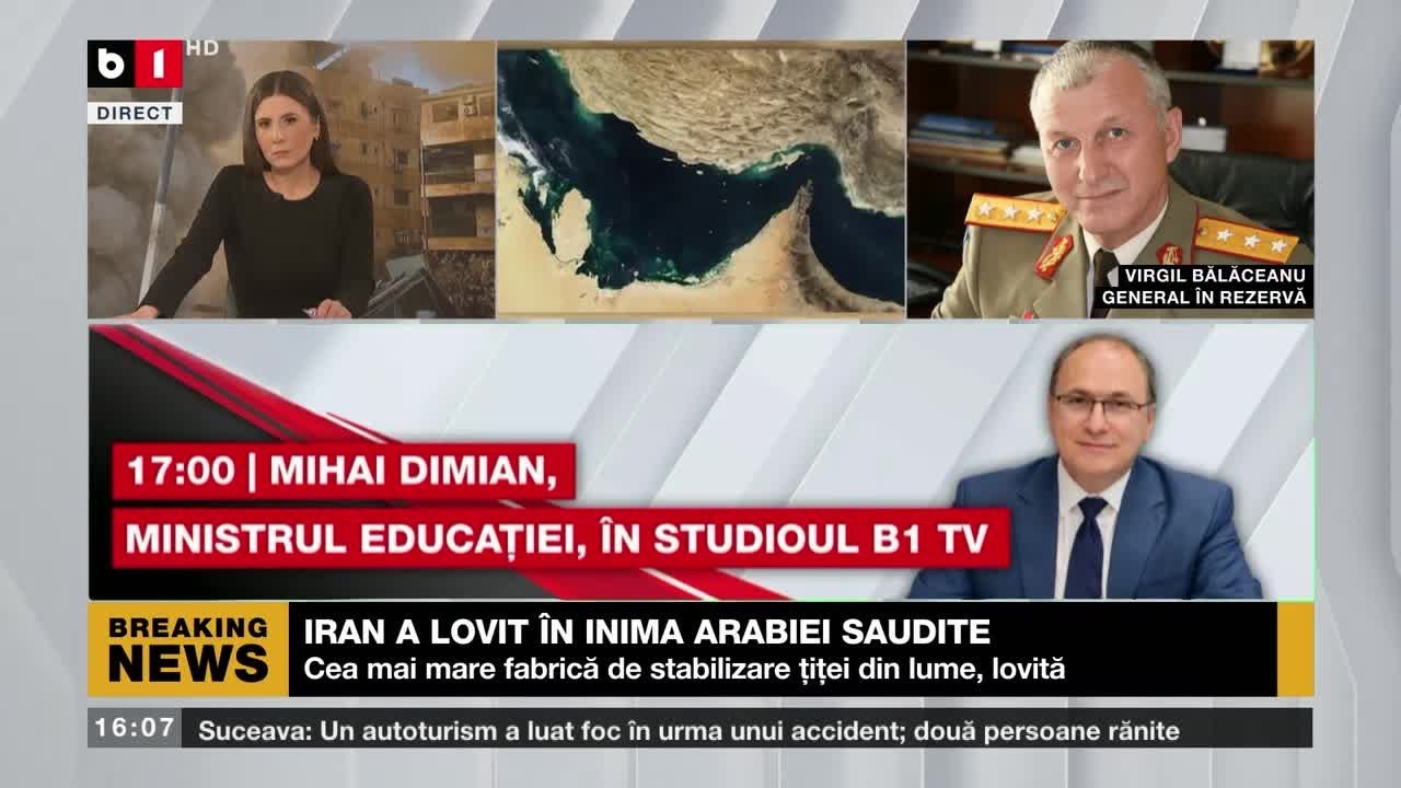 Poate interveni NATO &icirc;n ORMUZ? Detalii, GEN(R) BĂLĂCEANU. Știri B1TV_10 aprilie 2026