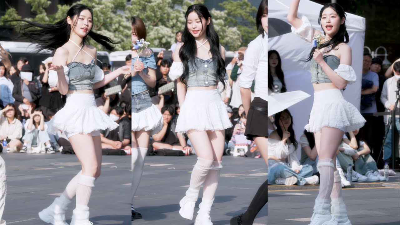 4k ARTBEAT Yubin 아트비트 유빈 ILLIT - Almond Chocolate 250511 커버댄스 Dance Cover @청계광장 여기서요? 버스킹 직캠 kpop