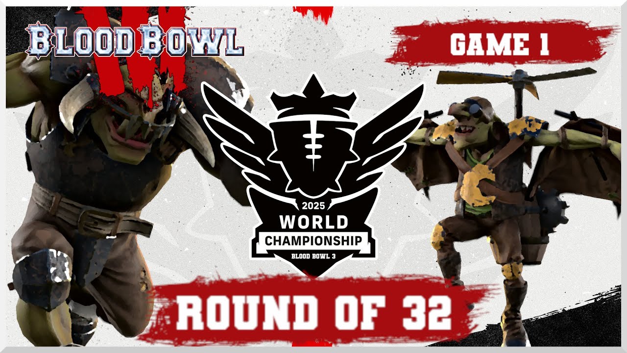 Blood Bowl 3 — Чемпионат мира 2025 года — Раунд 1/16 финала — G1 — Toastguy7 против Dastardly Dan...
