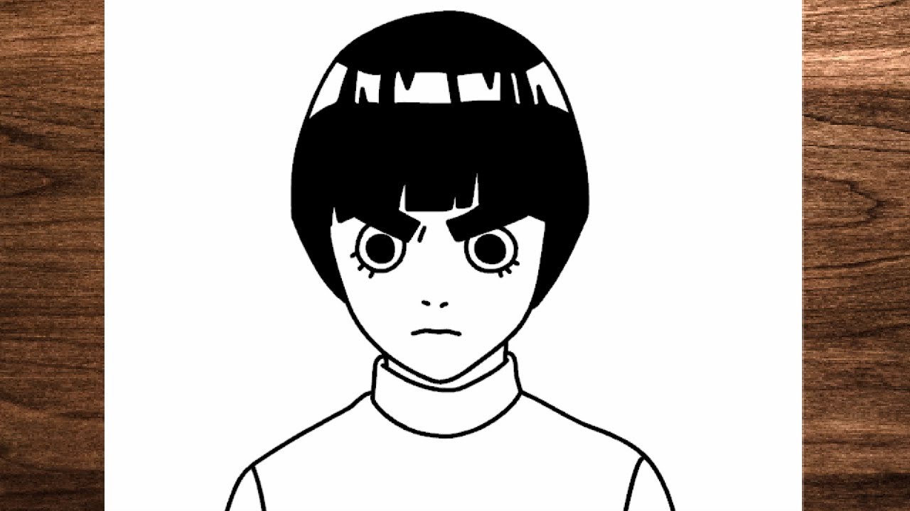 Comment dessiner ROCK LEE etape par etape