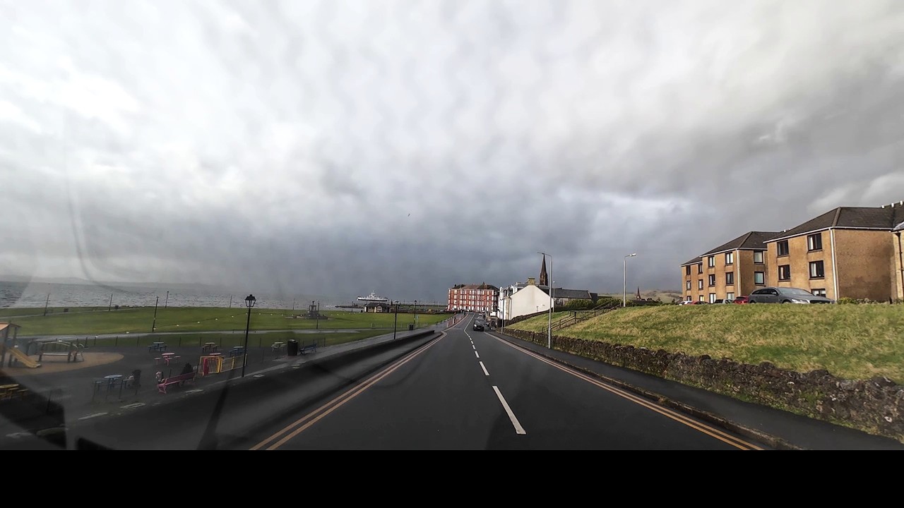 Troon to Largs | 🏴󠁧󠁢󠁳󠁣󠁴󠁿 Scottish Coastal Drive 1.5 Hours (Natural Engine & Road Audio)