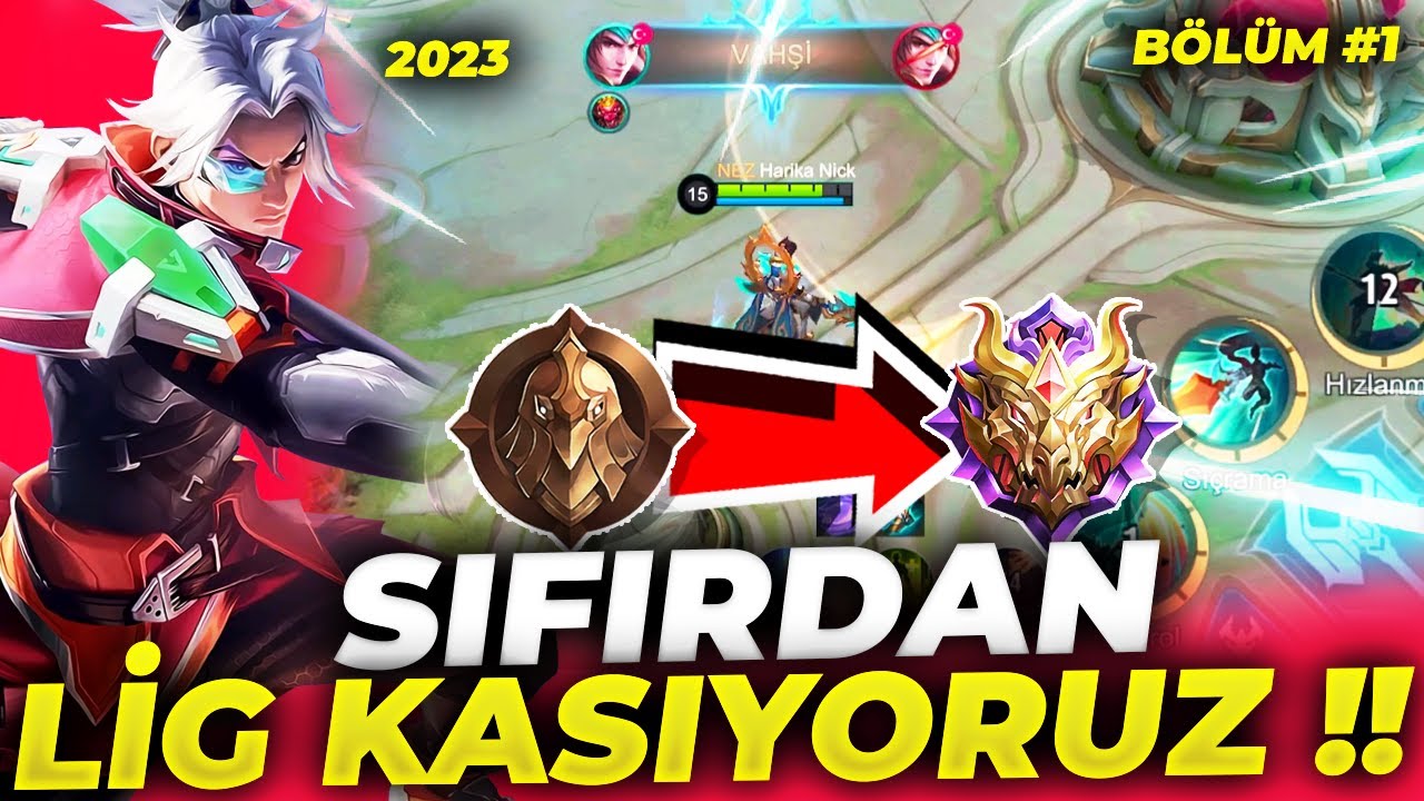 SIFIRDAN HIZLI LİG ATLAMA SERİSİ Jin - Bölüm 1 | Mobile Legends