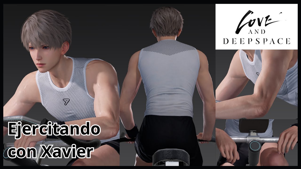 Ejercitando con Xavier (ASMR?) (Quality Time) 🚲 | Love and Deepspace
