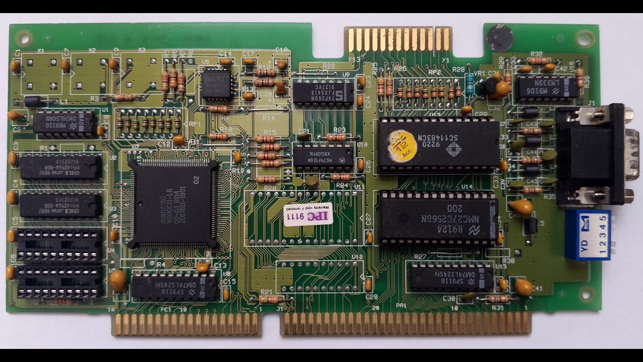 Western Digital WD90C11 LR 16bit 256 Kb ISA Test