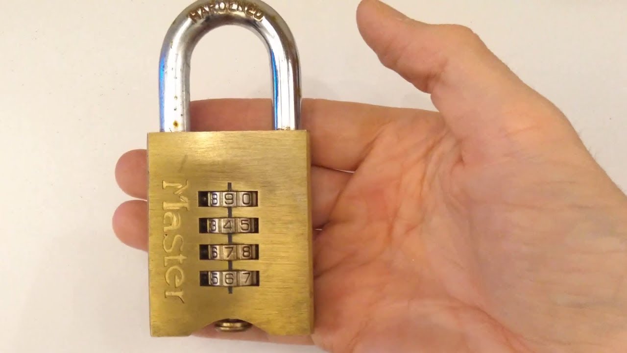 Расшифровка: Masterlock 651 EURD Латунный кодовый навесной замок