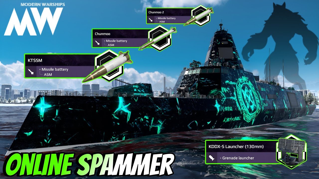 After Buff Deadliest Spammer 🔥 350k + Burst ☠️ No Mercy - Modern Warships 
