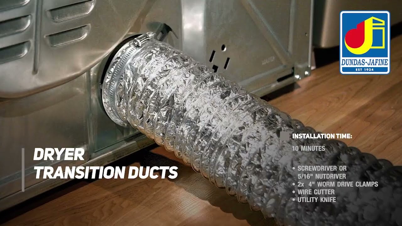 ProFlex Dryer Transition Duct - Installation: Dundas Jafine
