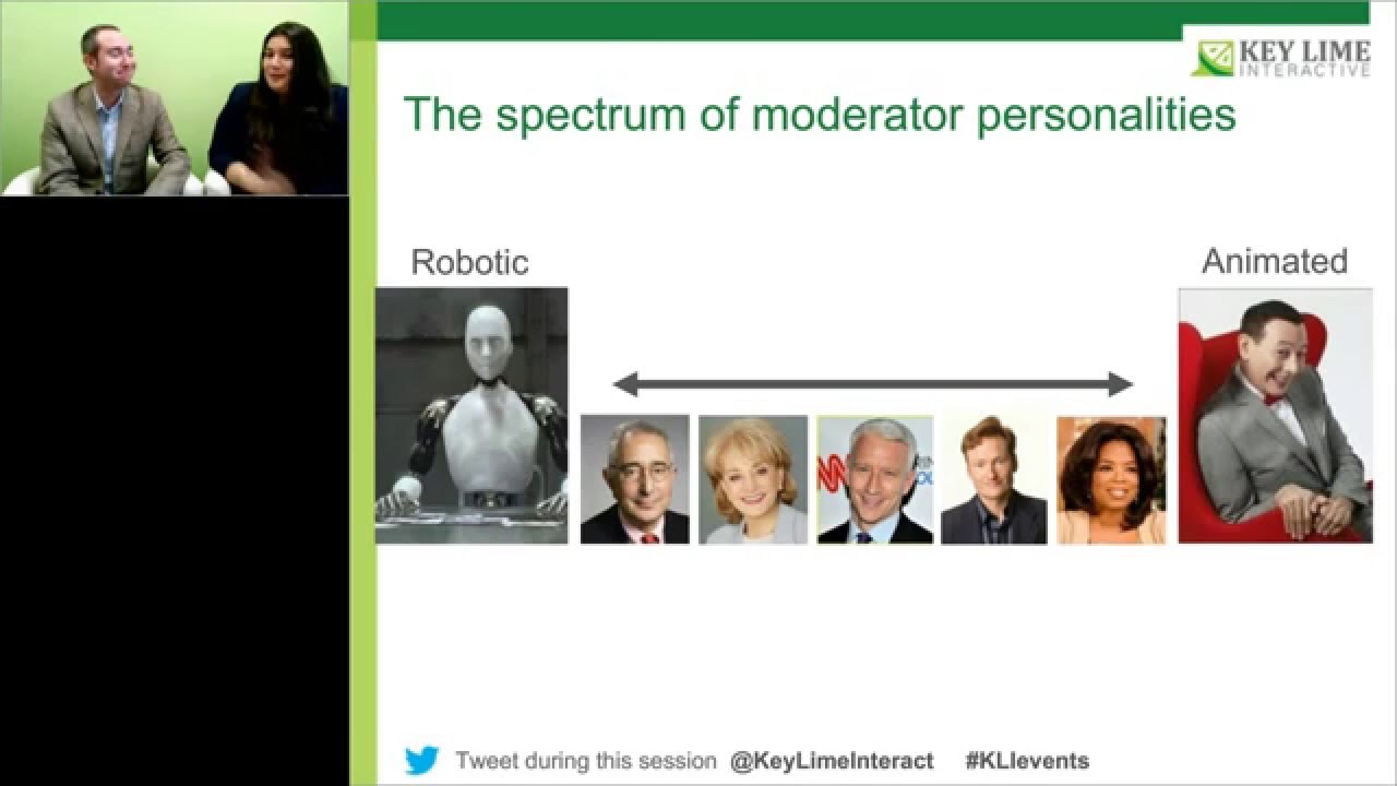 WEBINAR: So You Think You Can Moderate? Techniques to Enhance Your Moderating Skills