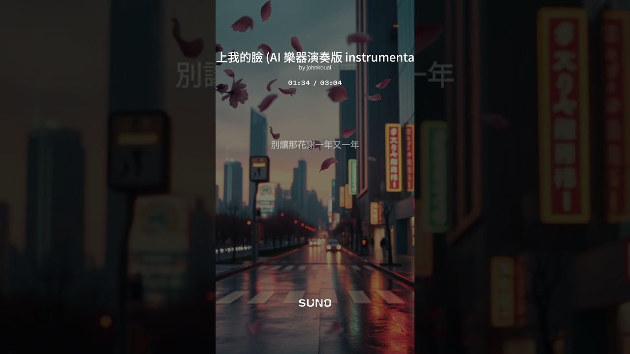 春風吻上我的臉 曲: 姚敏 詞: 狄薏 (AI 樂器演奏版 instrumental only)