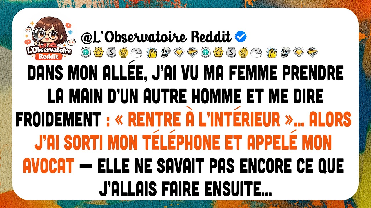 Il S’est Garé Dans Mon Allée Et A Attendu Ma Femme Comme Si Je N’existais Pas. Je Suis Sorti Dehors…