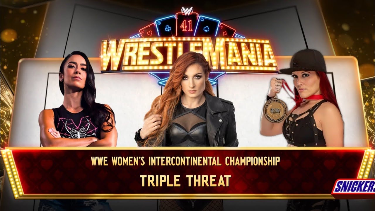 Becky Lynch vs. AJ Lee vs. Ivelisse | WrestleMania | WWE 2K25 Universe #ps5