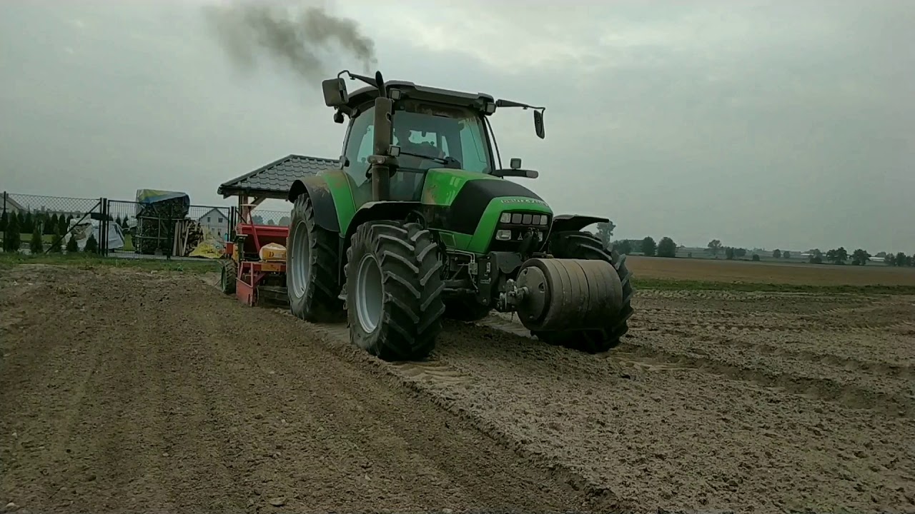 Siew 2019 * Jęczmień * Wielkopolska * Deutz-Fahr Agrotron k420