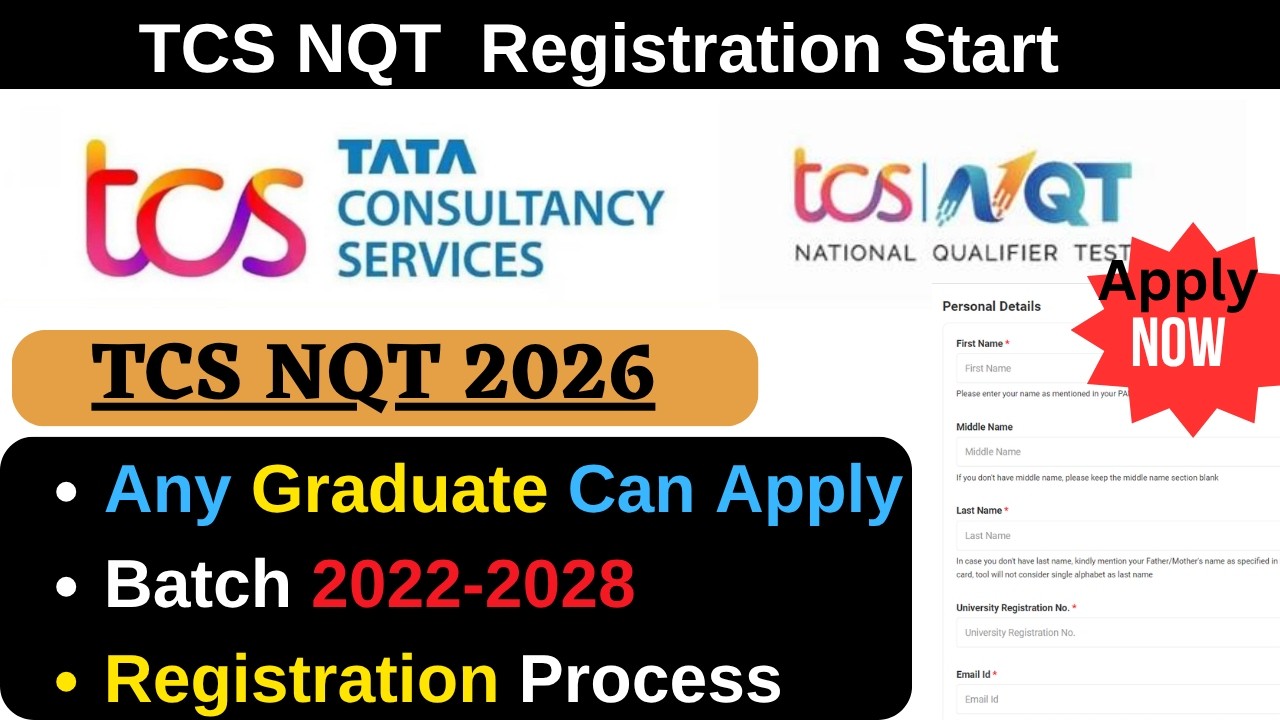 TCS iON NQT Registration 2026 Step-by-Step | Everything You Need to Know