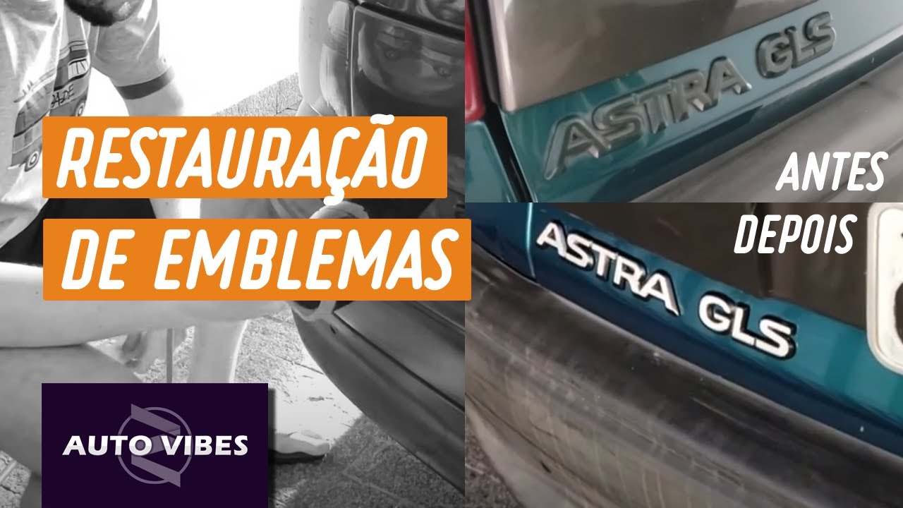 RESTAURANDO OS EMBLEMAS DO ASTRA F BELGA 1995 #09