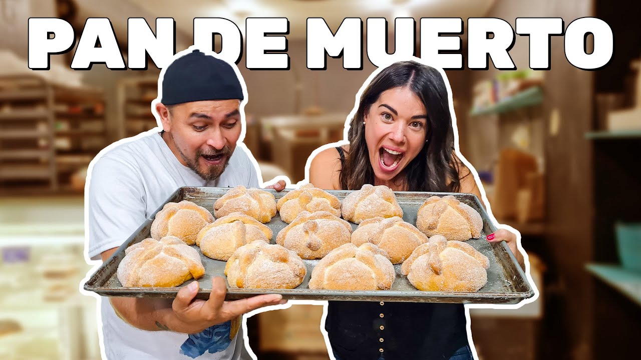 ESPAÑOLA HACE Y PRUEBA POR PRIMERA VEZ PAN DE MUERTO @Enloszapatosdemonica
