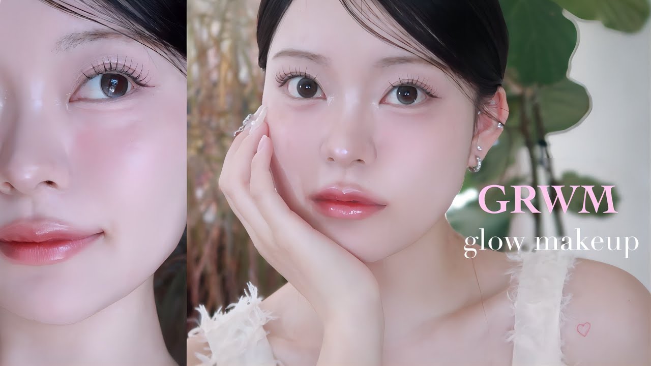 【GRWM】艶肌韓国メイク💎✨雑談しながら一緒に準備しましょう💖물광 메이크업