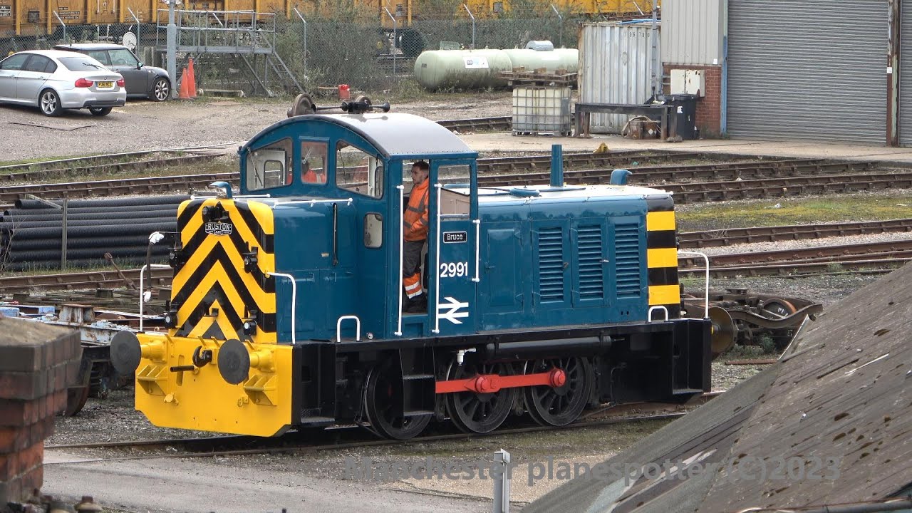 (4K) Train Spotting At Eastleigh On the 05/04/2023