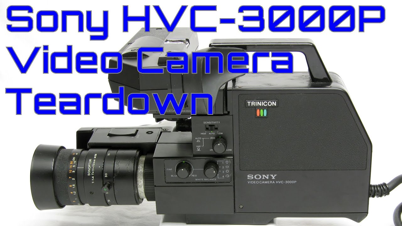 EW0073 - Sony HVC-3000P Video Camera Teardown
