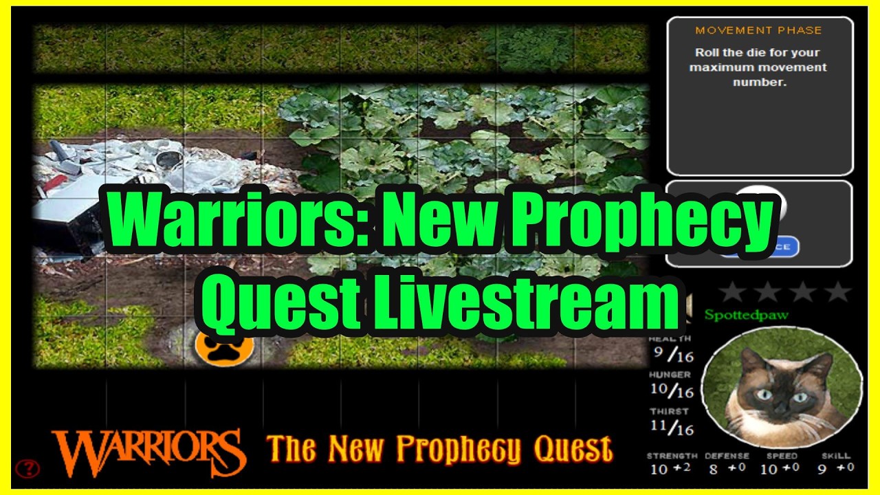 Warrior Cats The New Prophecy Quest Game LIVE