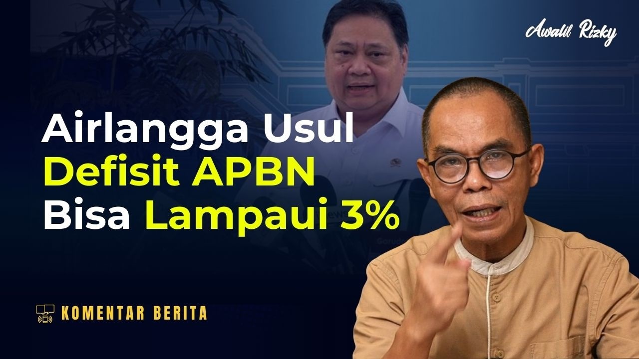 Airlangga: Tanpa pemangkasan belanja, batas defisit 3% sulit dipertahankan #komentarberita