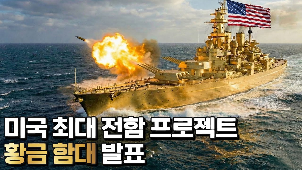트럼프의 야심찬 '황금 함대' 프로젝트