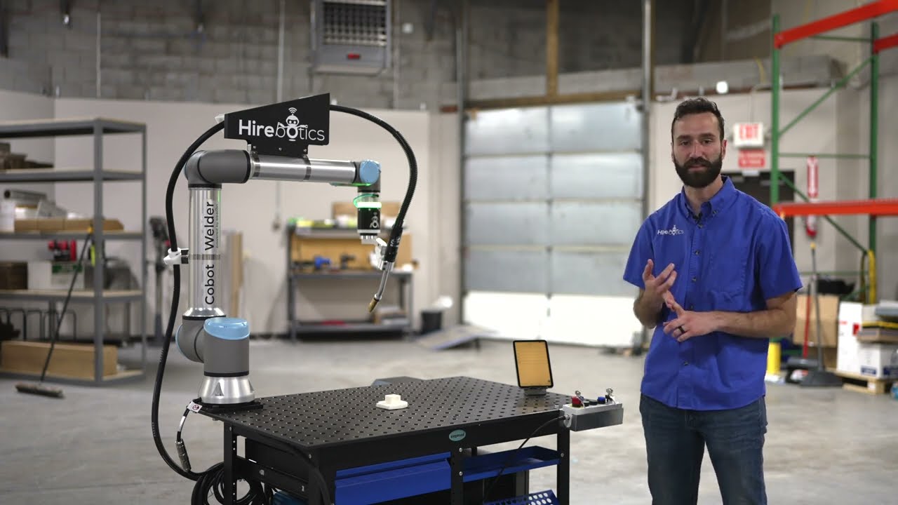 How to Set Up a New Welding Job with the Beacon App | Hirebotics Cobot Tutorial