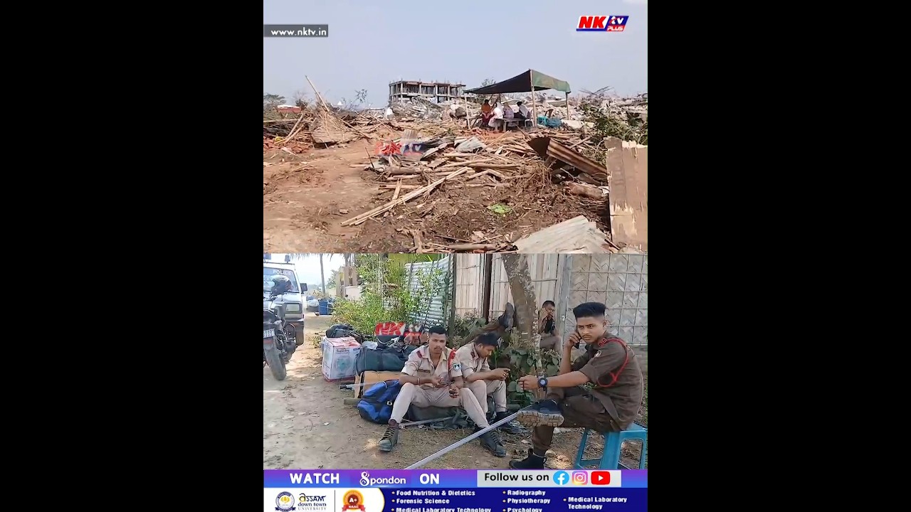 সম্পন্ন হ’ল আজাৰৰ ইছলামপুৰত চলা উচ্ছেদ অভিযান