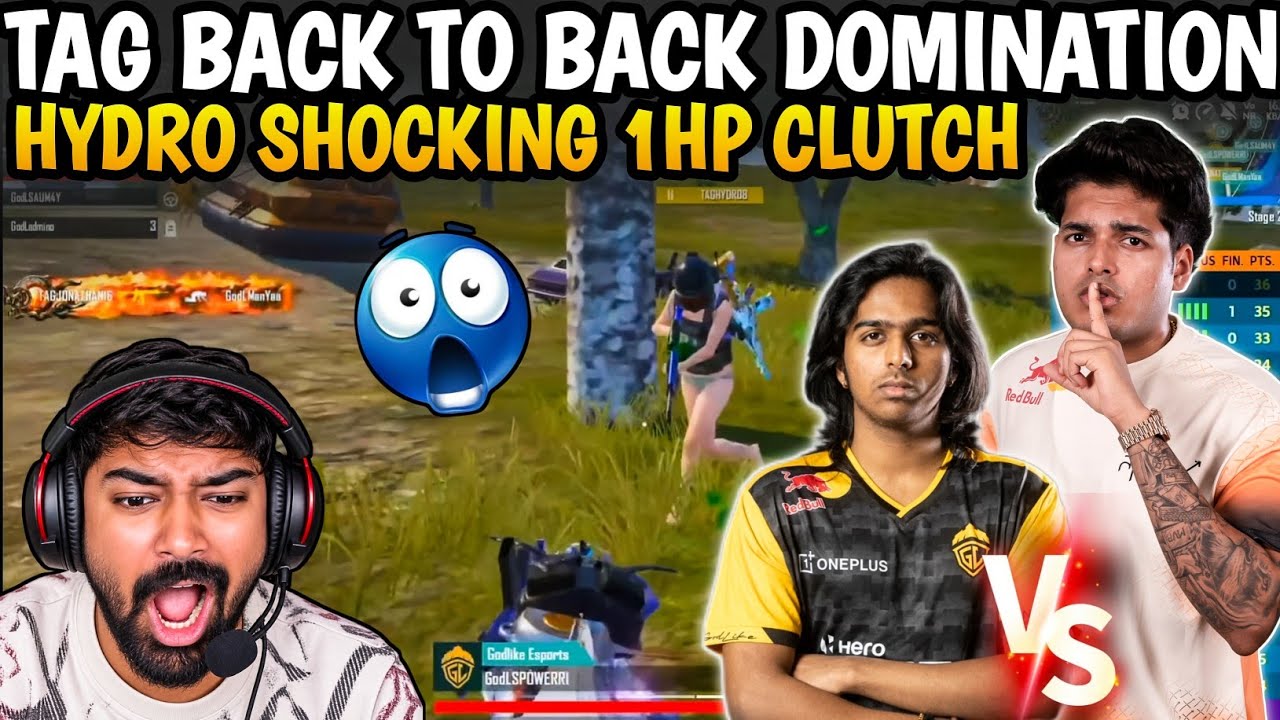 🇮🇳TAG Vs GODL Back To Back Intense Fight🥵 Jonathan & Hydro Shocking Domination🤯 Everyone Shocked😱
