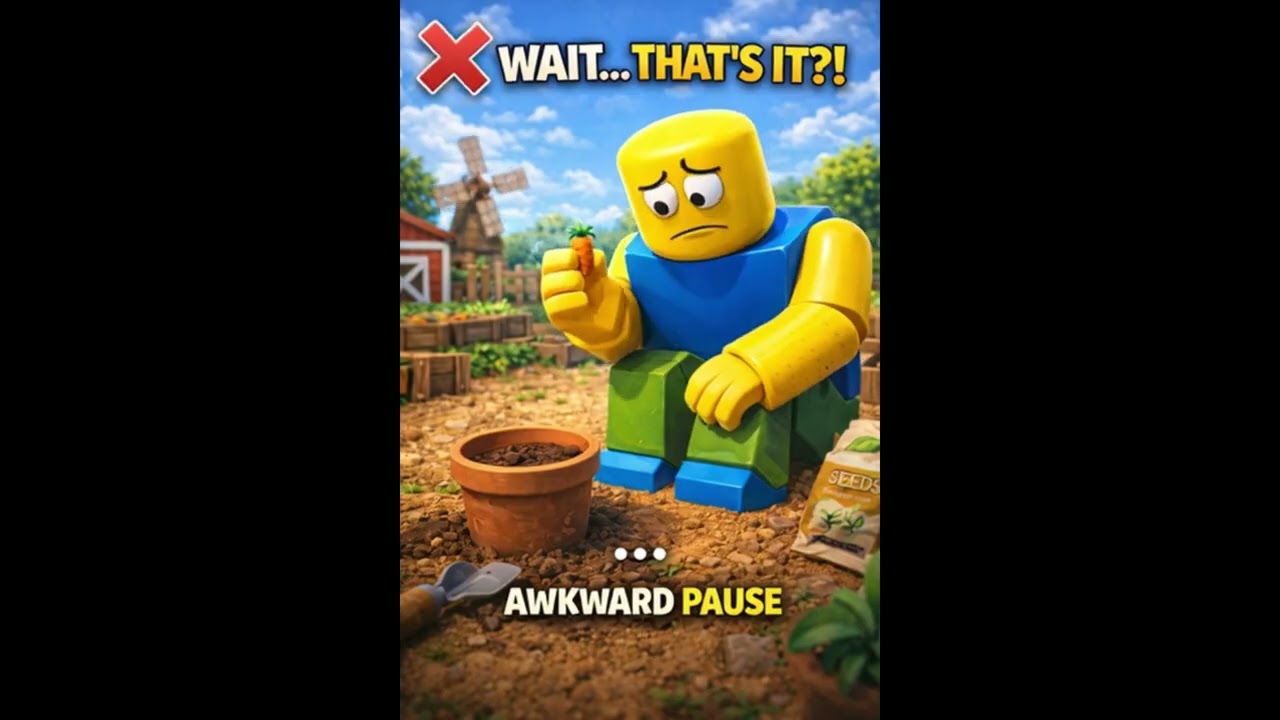 "Roblox Grow a Garden: Noob's Endless Failures from Following Pro/Rich Players! 😂🌱"
